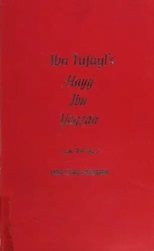 Cover of Ibn Tufayl's Hayy Ibn Yaqzan: A Philosophical Tale