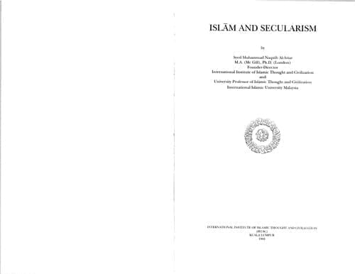 Cover of Islam and Secularism