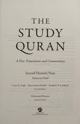 Cover of The Study Quran